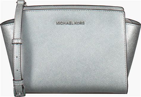 michael kors kleine silberne selma|michael kors selma crossbody bag.